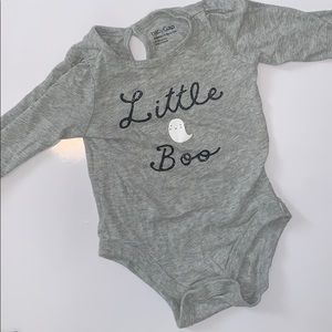 BabyGap “little boo” long sleeve onesie 6-12 month